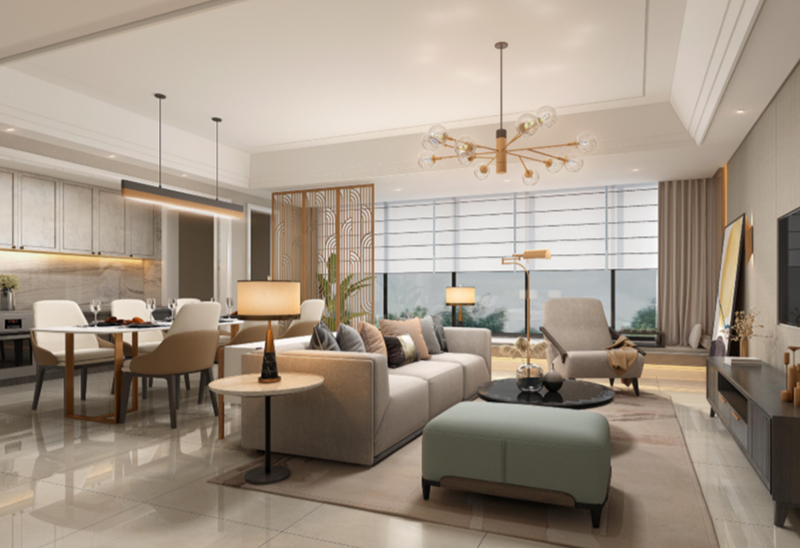  陽光大地研溪華府樣板示范區(qū)